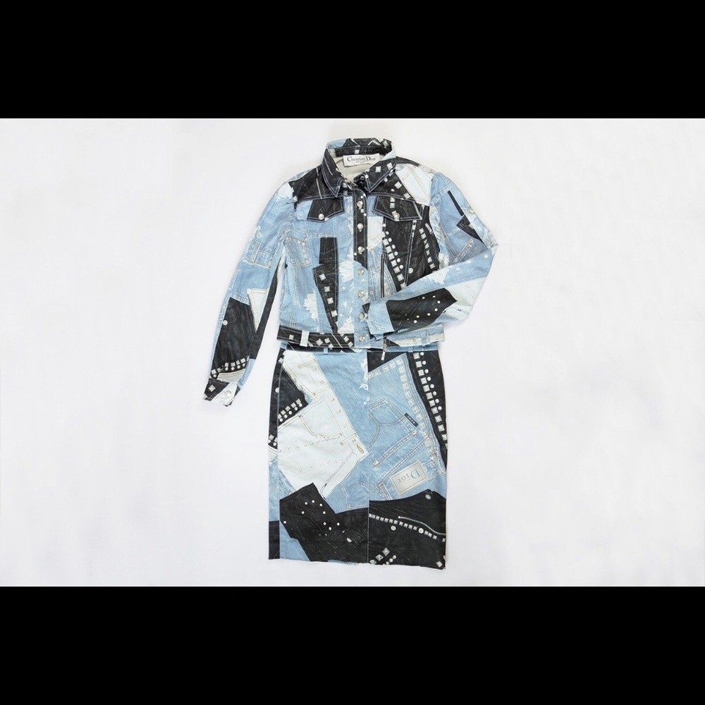 Vintage Christian Dior skirt and Jacket Srt